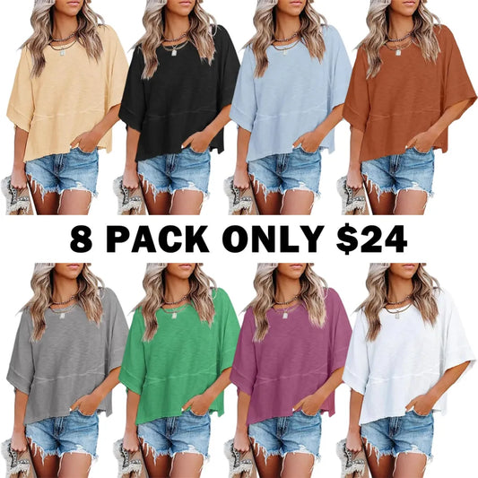🔥Summer Sale❤️Women's Casual Mid-Sleeve T-Shirts